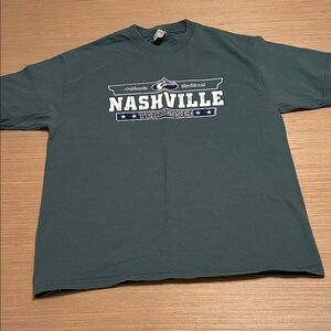 Port and Company Nashville Graphic Teal T-Shirt